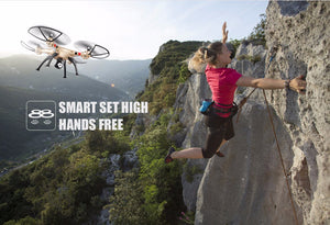 New! SYMA X8HW Quadcopter Drone with HD Camera, WiFi, and Hovering Function