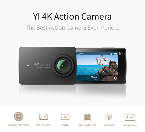 YI 4K Action Camera with 2.19